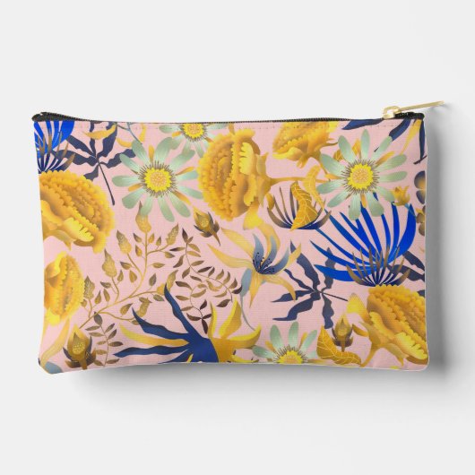 Blooming Mystical Floral Monogram Beige Etui (Achterkant)