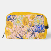 Blooming Mystical Floral Monogram Beige Toilettasje (Achterkant)