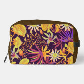 Blooming Mystical Floral Monogram Brown Toilettasje (Achterkant)