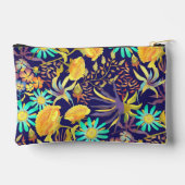 Blooming Mystical Floral Monogram Navy  Etui (Achterkant)