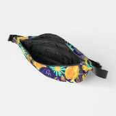 Blooming Mystical Floral Monogram Navy Heuptasje (Open)