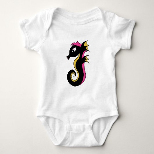 Blooming Neon Seahorse Romper (Voorkant)