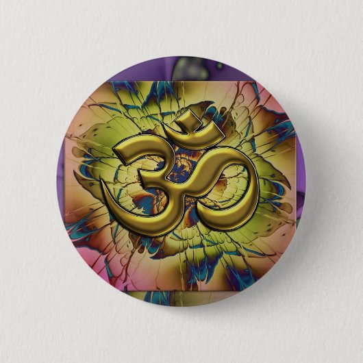 Blooming Om Ronde Button 5,7 Cm (Voorkant)