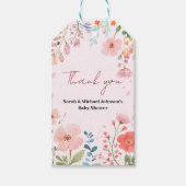 Blooming Path-Baby shower Cadeaulabel (Voorkant)