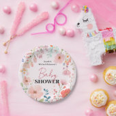 Blooming Path-Baby shower Papieren Bordje (Feest)