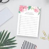 Blooming Peony | Aangepast om lijst te doen Post-it® Notes