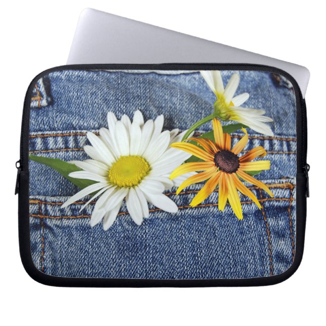 Blooming Pocket Laptop Sleeve (Voorkant)