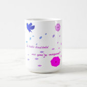 Blooming positivity colour ful floral quote Mug Koffiemok (Center)