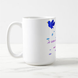 Blooming positivity  colour ful floral quote Mug Koffiemok