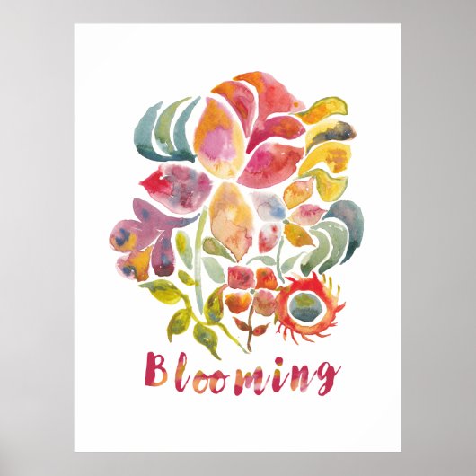 Blooming Poster (Voorkant)