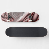 Blooming Red Fractal Skateboard (Horizontaal)