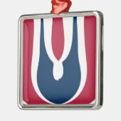 Blooming Red Hakuna Matata Nieuwste cadeauontwerp Metalen Ornament (Links)