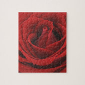 Blooming Red Rose Legpuzzel (Verticaal)