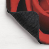 Blooming Red Rose Mousepad Muismat (Hoek)
