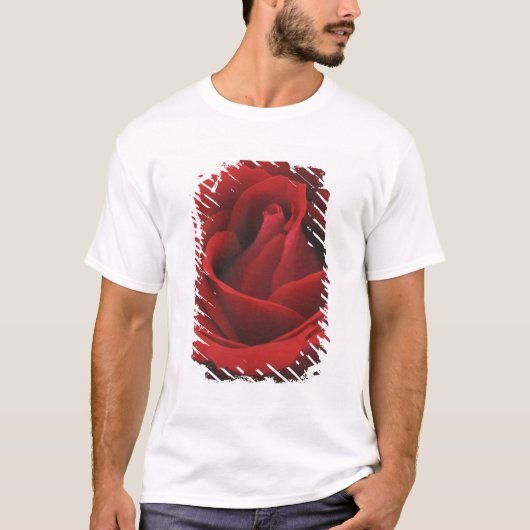 Blooming Red Rose T-shirt (Voorkant)