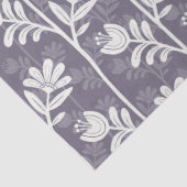 Blooming Rhythm Bloemensilhouet wit & lavendel Tissuepapier (Detail)