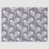 Blooming Rhythm Bloemensilhouet wit & lavendel Tissuepapier (Voorkant)