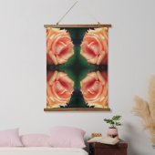 Blooming Roos Abstract Hangend Wandkleed (Slaapkamer)