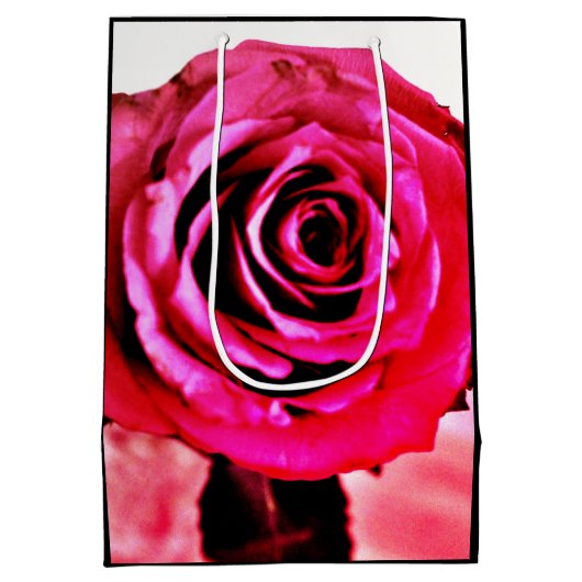 Blooming Roos Medium Cadeauzakje (Achterkant)