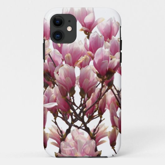 Blooming roze Magnolias Spring Flower Case-Mate iPhone Case (Achterkant)