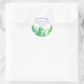 Blooming Rozemarijn Herb Bijen Honing Te Koop Ronde Sticker (Tas)