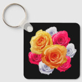 Blooming Rozen Motif Sleutelhanger (Voorkant)