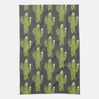 Blooming Saguaro Cactus Kitchen Towel Theedoek
