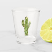 Blooming Saguaro Cactus Shot Glas (Voorkant)