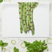 Blooming Saguaro Cactus Theedoek (Gevouwen)