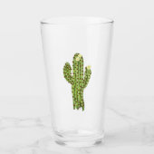 Blooming Saguaro Pint Glass Glas (Voorkant)
