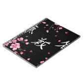 Blooming Sakura beroemd gemaakt door Natasha Us Notitieboek (Linkerzijde)