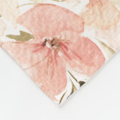 Blooming Spring Flowers Fleece Deken (Hoek)