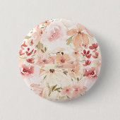 Blooming Spring Flowers Ronde Button 5,7 Cm (Voorkant)
