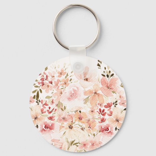 Blooming Spring Flowers Sleutelhanger (Achterkant)