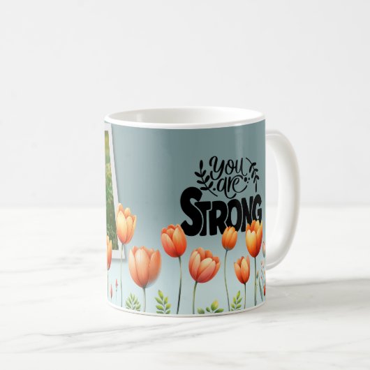 Blooming Strength Mug Koffiemok (Voorkant rechts)