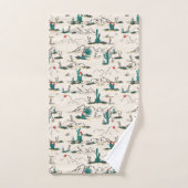 Blooming Succulents Patroon Bad Handdoek (Handdoek)