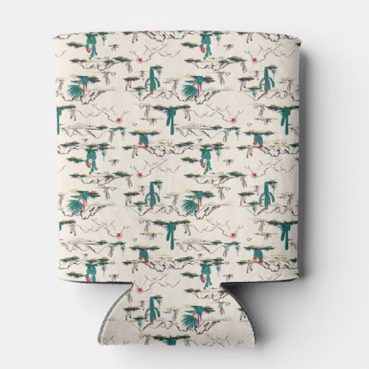 Blooming Succulents Patroon Blikjeskoeler (Achterkant)