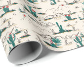 Blooming Succulents Patroon Cadeaupapier (Rol Hoek)