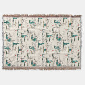 Blooming Succulents Patroon Deken (Voorkant)