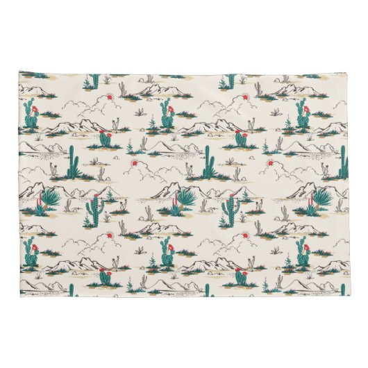 Blooming Succulents Patroon Kussensloop (Achterkant-Rechts)