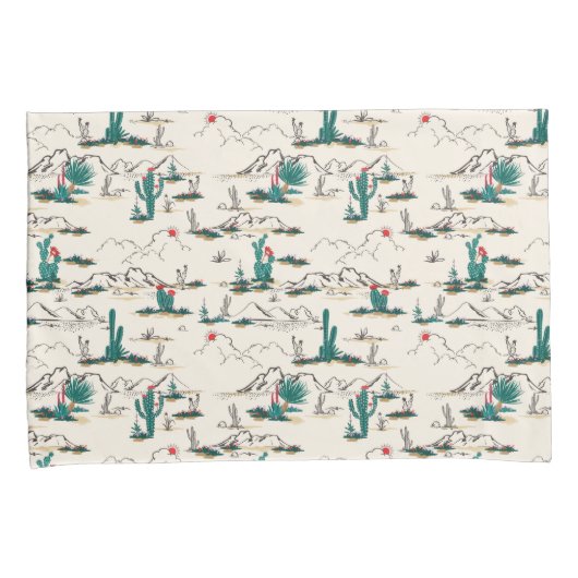 Blooming Succulents Patroon Kussensloop (Voorkant-Rechts)