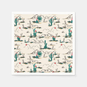 Blooming Succulents Patroon Servet