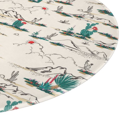 Blooming Succulents Patroon Snijplank (Hoek)