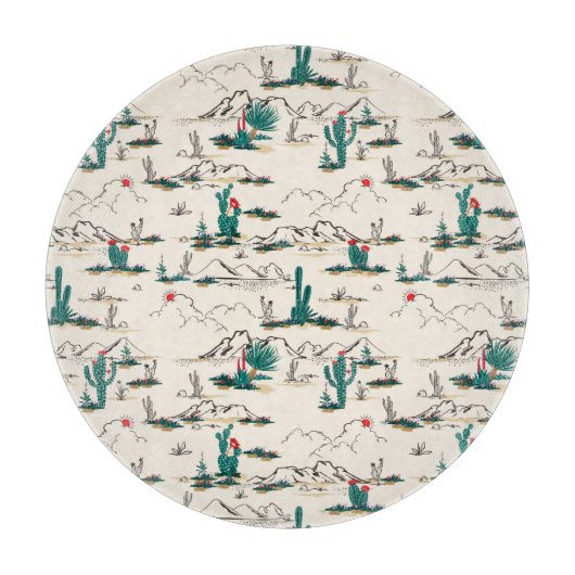 Blooming Succulents Patroon Snijplank (Voorkant)