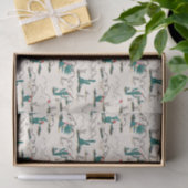 Blooming Succulents Patroon Tissuepapier (Geschenk)