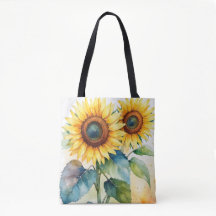 Blooming Sunshine Canvas Canvas tas
