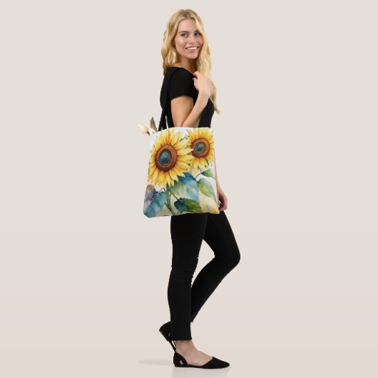 Blooming Sunshine Canvas Canvas tas (Op model)