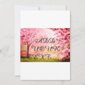 Blooming trees Pinkish BLOOmish Save The Date (Voorkant)