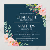 Blooming van chemicaliën | Uitnodiging tot weddens (Voorkant / Achterkant)