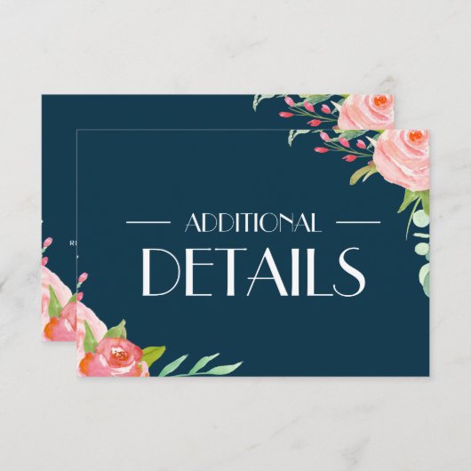 Blooming van chemicaliën | Weddenschap met details Informatiekaartje (Voorkant / Achterkant)